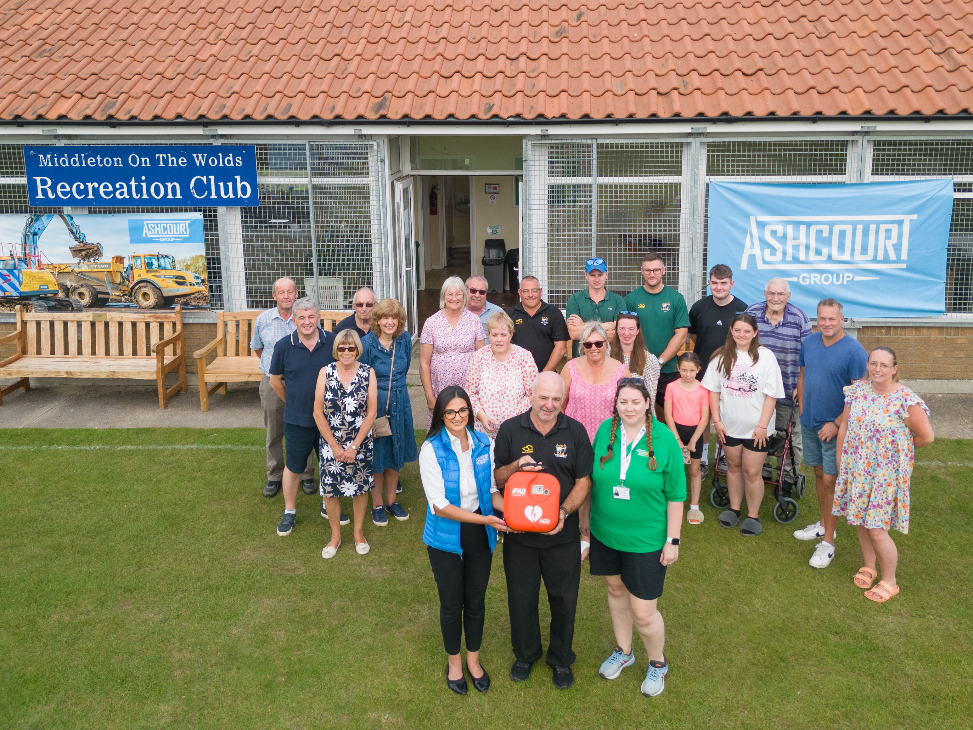 Ashcourt Group supporting a community defibrillator project