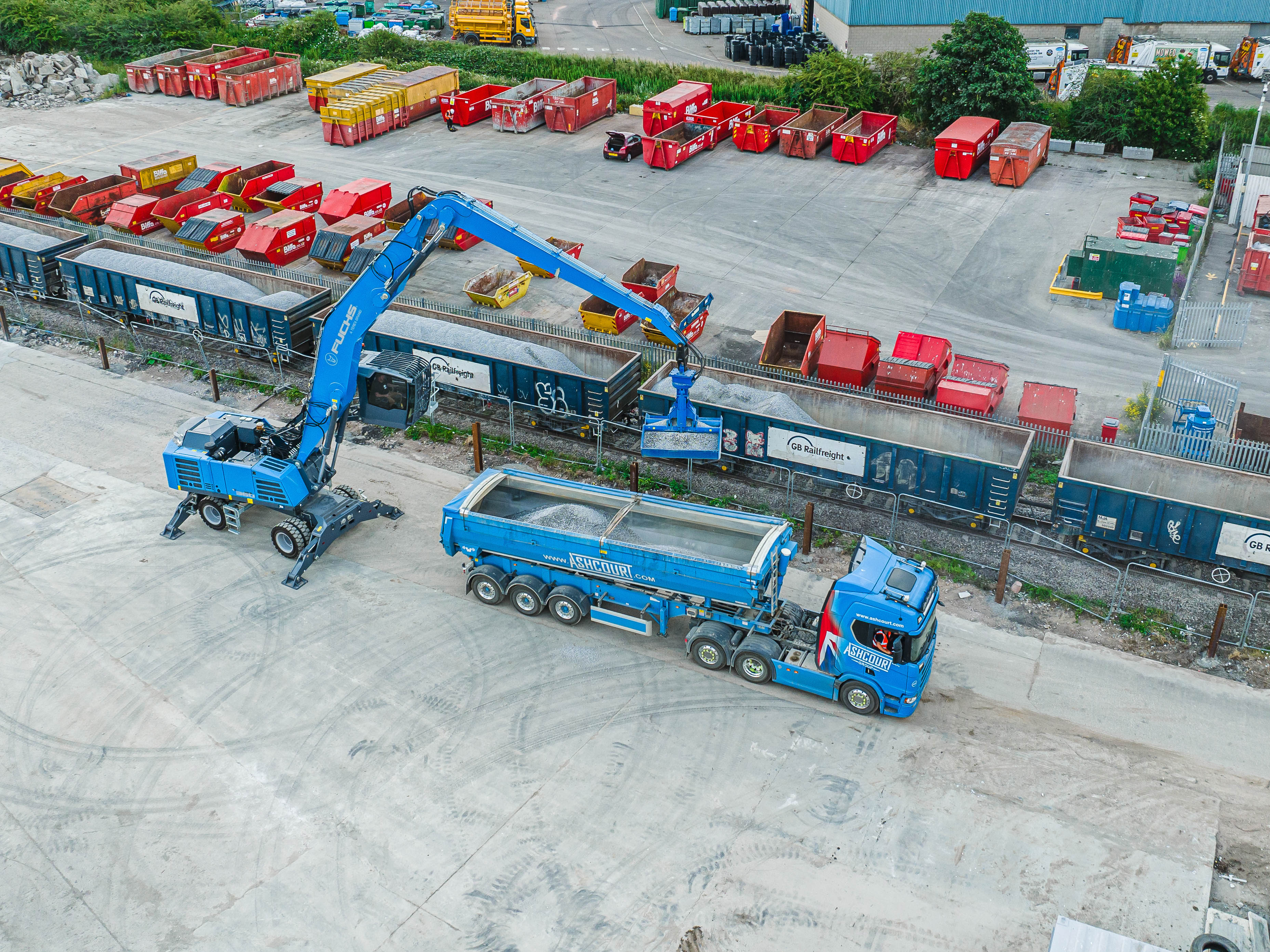 Ashcourt Group rail delivery and material handling operations
